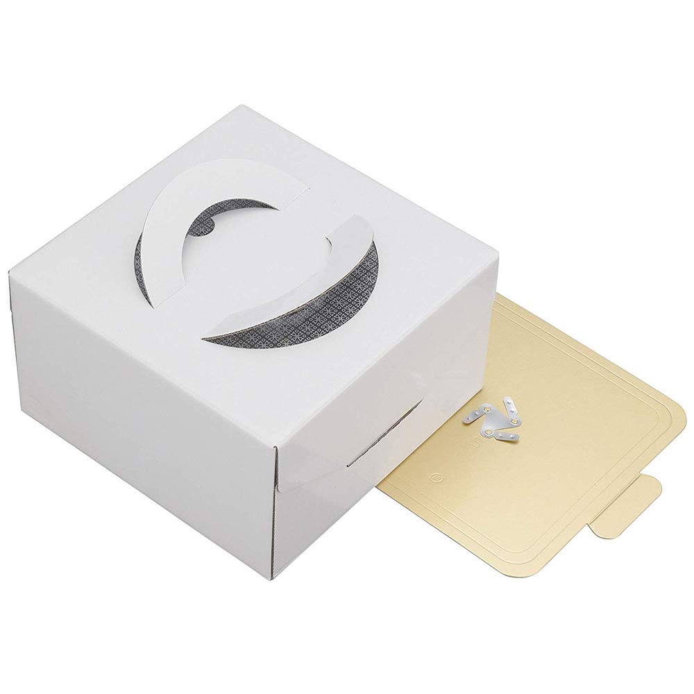Kai Corporation DL6341 Kai House Select Cake Box, 5.9 inches (15 cm), White, Made in Japan