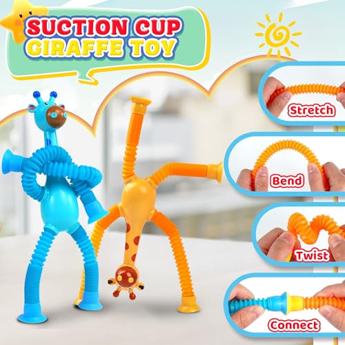 6PC Sensory Toy Pack Travel Toys for Toddlers Kids Autism Airplane Car Travel Preschool Activities Road Trip Essential Autistic ADHD Fidget Classroom Must Have for Kid Christmas Stocking Stuffers