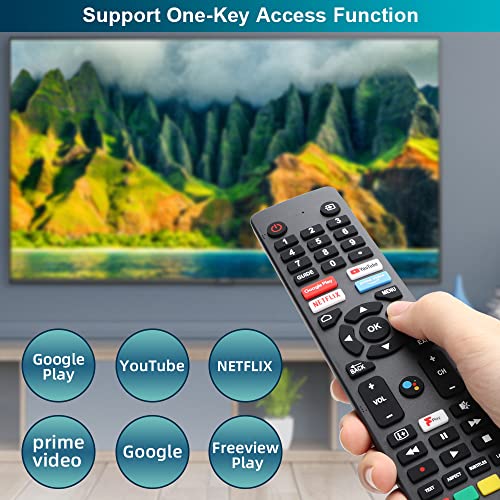 Gvirtue RM-C3250 RMC3250 Voice Remote Control for JVC Smart 4K UHD Ultra HD HDR LED LCD TV LT-32CA690 LT-32CA790 LT-40CA790,No Setup Required - Image 4
