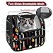 otnrnondcl School Chemistry Geometric sc (1) Cat Backpack Carrier, Breathable Cat Carrier Large Space Bubble Pet Backpack for Kitty Small Dog