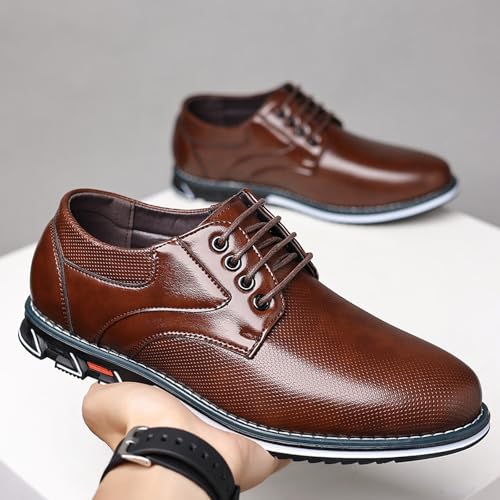 Men's Casual Dress Shoes Comfort Soft Men Oxfords Fashion Dress Business Derby Shoes Orthopedic Leather Shoes Walking Shoes3