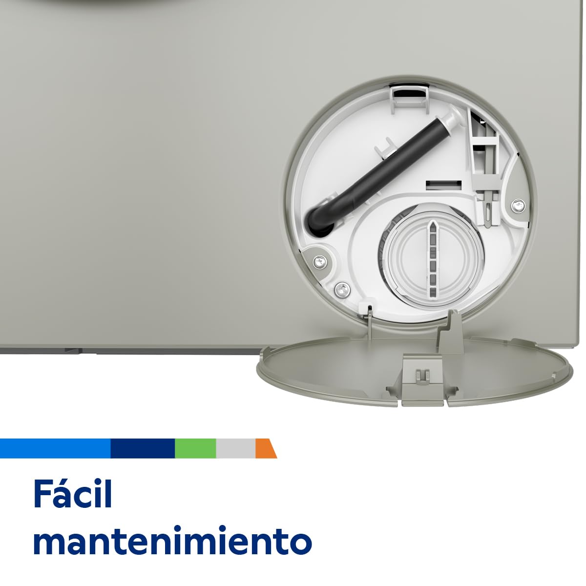 Balay - Lavadora, Libre Instalación, 10 kg, AutoDosificación, Programas Super Rápido y Rápido/mix, Programa plancha, Silenciosa, Home Connect, acero mate antihuellas, 3TS3104XH