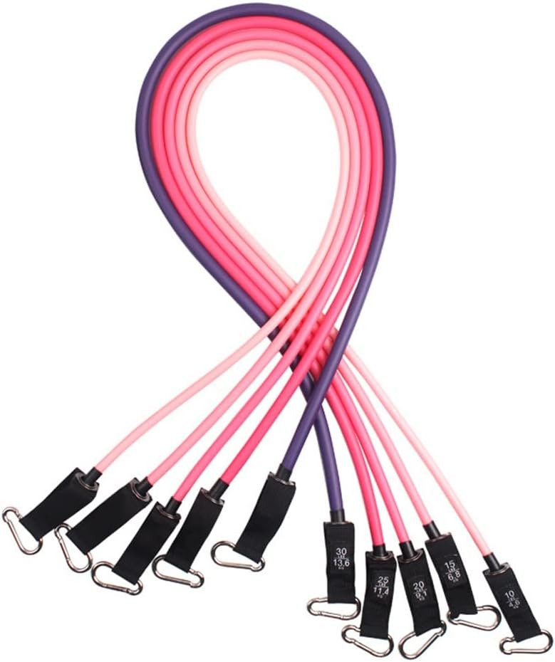 16 Pcs/Set Women Fitness Resistance Bands 100LBS 150LBS Training Belt Yoga Pull Rope Gym Equipment Elastic Tube