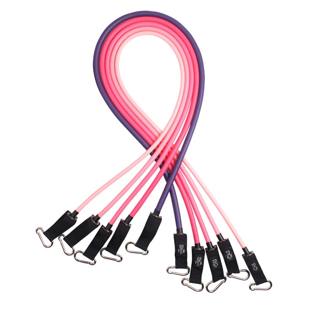 16 unids/set mujeres fitness bandas de resistencia 100 libras 68 kg entrenamiento cinturón yoga cuerda gimnasio equipo elástico tubo