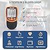 5 in 1 Cholesterol Test Kit, Cholesterol Tester Meter with 10 Test Strips (PFS-30A)