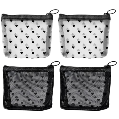 VARIETÀ DI UTILIZZO: queste mini trousse per il trucco di dimensioni uniformi sono una soluzione versatile per le vostre esigenze di bellezza. Che si tratti di rossetti, ciprie o articoli da toilette da viaggio, queste borse tengono tutto in ordine.