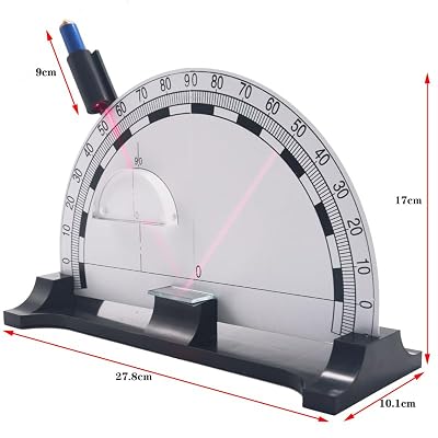 Optical Reflection and Refraction Demonstrator, Foldable Physics Experiment Equipment