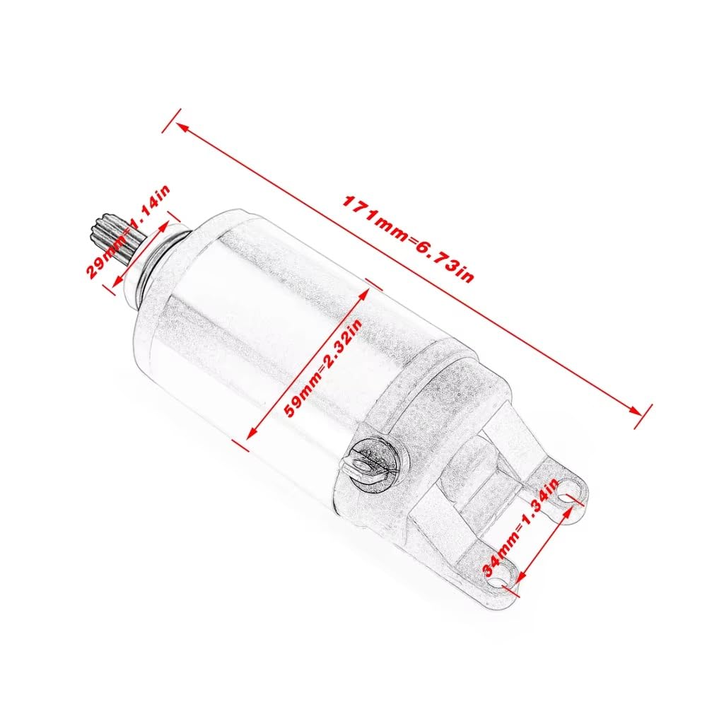 Arranque De Motocicleta Para Suzuki Para Skywave AN250 AN400 UH200 UH125 UH150 UH200 AN UH Para Burgman 200 250 400 125 Motor De Arranque De Motocicleta