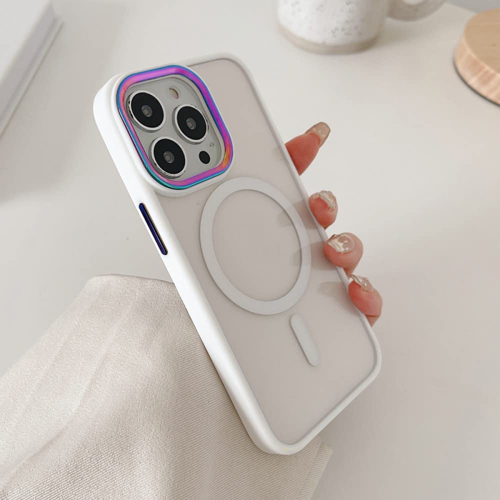 Coque de téléphone compatible iPhone 14 13 11 Pro Max magnétique transparente - 7