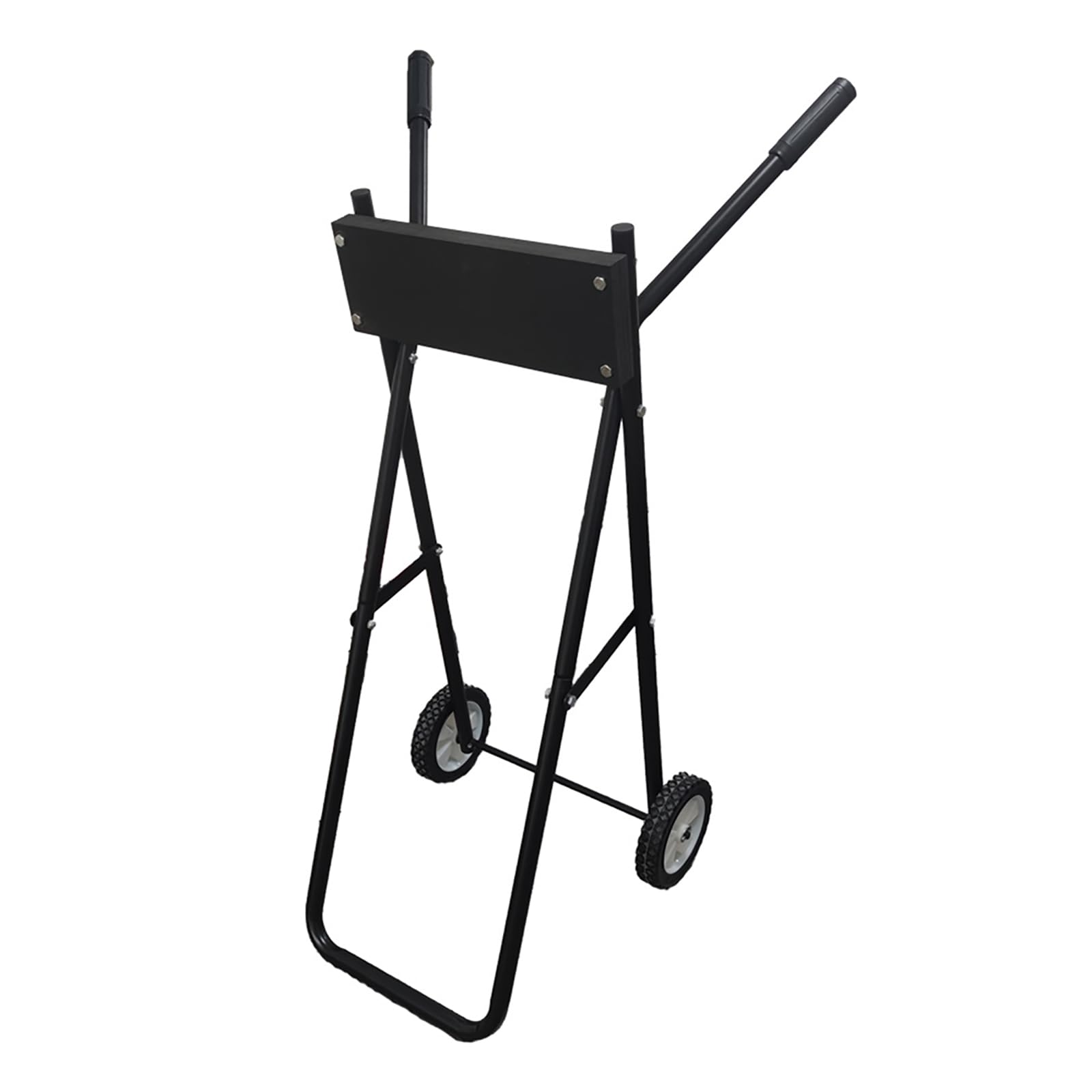 Crevyteg Outboard Motor Engine Trolley, 85 KG Capacity Foldable Boat Outboard Motors Stand, 99cm Heigth Transport Wheel Boat Engine Carrier Stand for Repair, Maintain, Transport
