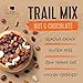 Natural Cravings 24oz Trail Mix Bulk Family Size Bag - Nuts & Chocolate Dried Fruit Mix & Nuts Mix with Peanuts, Dried Cranberries, Raisins, Chocolate Gems - Gourmet Trailmix for School or Office