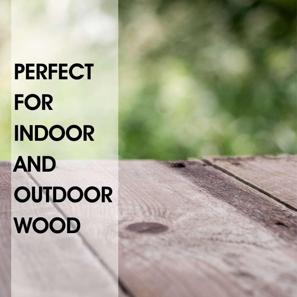 Furniture Clinic Wood Stain (Antique Pine) – Fast Drying, Highly Concentrated, and Easy-to-Apply Wood Stain for All Indoor & Outdoor Wood – Water Based & Non-Toxic – 1L