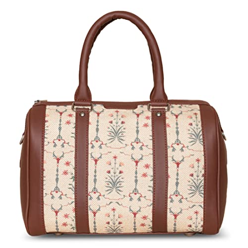 Image of ZOUK Women Handcrafted Taj Nakashi Handbag