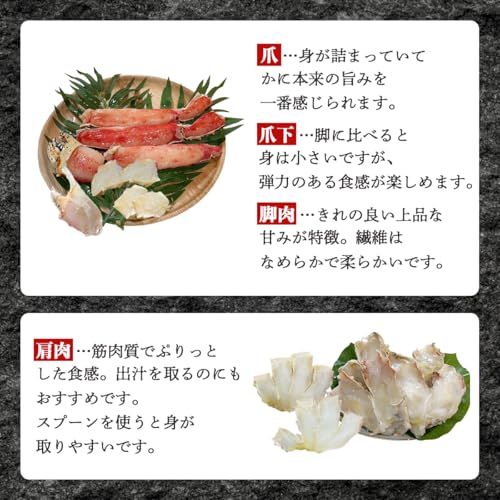美味いとこどり 生たらばがに ハーフポーション 超極太 サイズ 食べ応え 殻なし の商品画像 5
