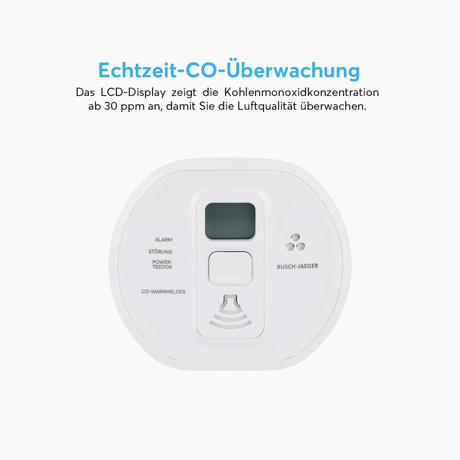 Alarm CO-Alarm - akumulator litowo-jonowy BUSCH-JAEGER 6839/01-84