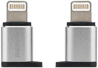 محول شحن ومزامنة بيانات Micro وUSB إلى لايتنينج من ريماكس، متوافق مع أجهزة iOS - فضي
