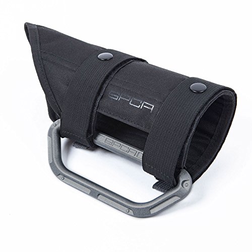 GPCA Metal Grab Handle- GP-Grip LITE for Wrangler JL JT JK Sport Sahara Freedom Rubicon 4DR 2DR 2007-2021 with 3" roll bar. Universal to Driver/ passenger's Sides, Patented (Single, Metallic)