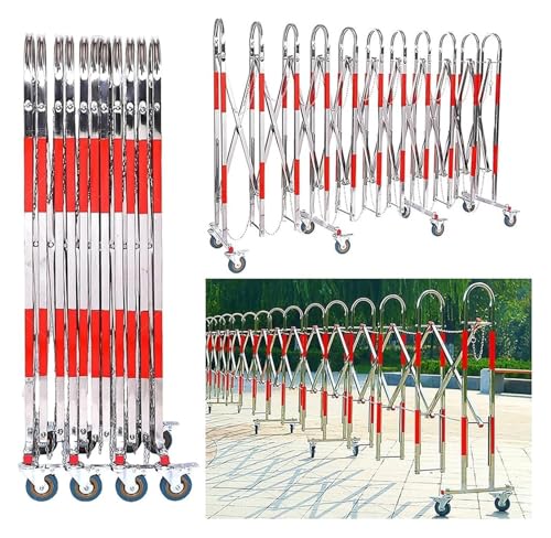 Barrière mobile extensible pliable pour empêcher le stationnement gênant