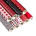 9 PCS Valentine's Day Faux Leather Sheets Printed and Glitter Synthetic Leather Fabric Sheet for Earrings Hair Bows Crafts Making