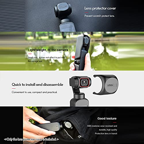 Moochy Kit de acessórios para câmeras multifuncionais Capa protetora da lente + capa protetora da le