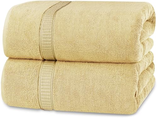 Utopia Towels - Pack De 2 Toallas De Baño Jumbo De Lujo 90 X 180 Cm, Negro - 100 Algodón Ring Spun, Altamente Absorbente, Suave Y De Secado Rápido Beige Utopia Towels - Pack De 2 Toallas De Baño Jumbo De Lujo 90 X 180 Cm, Negro - 100 Algodón Ring Spun, Altamente Absorbente, Suave Y De Secado Rápido Beige