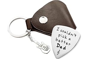 I Couldn't Pick A Better Dad Stainless Steel Guitar Pick Jewelry Gift