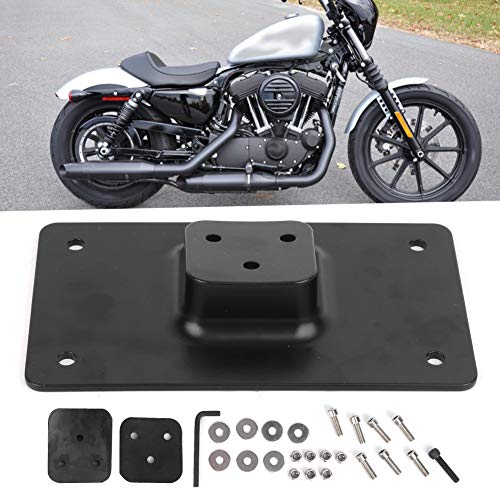 Support de plaque d'immatriculation de moto pour fixation latérale solide