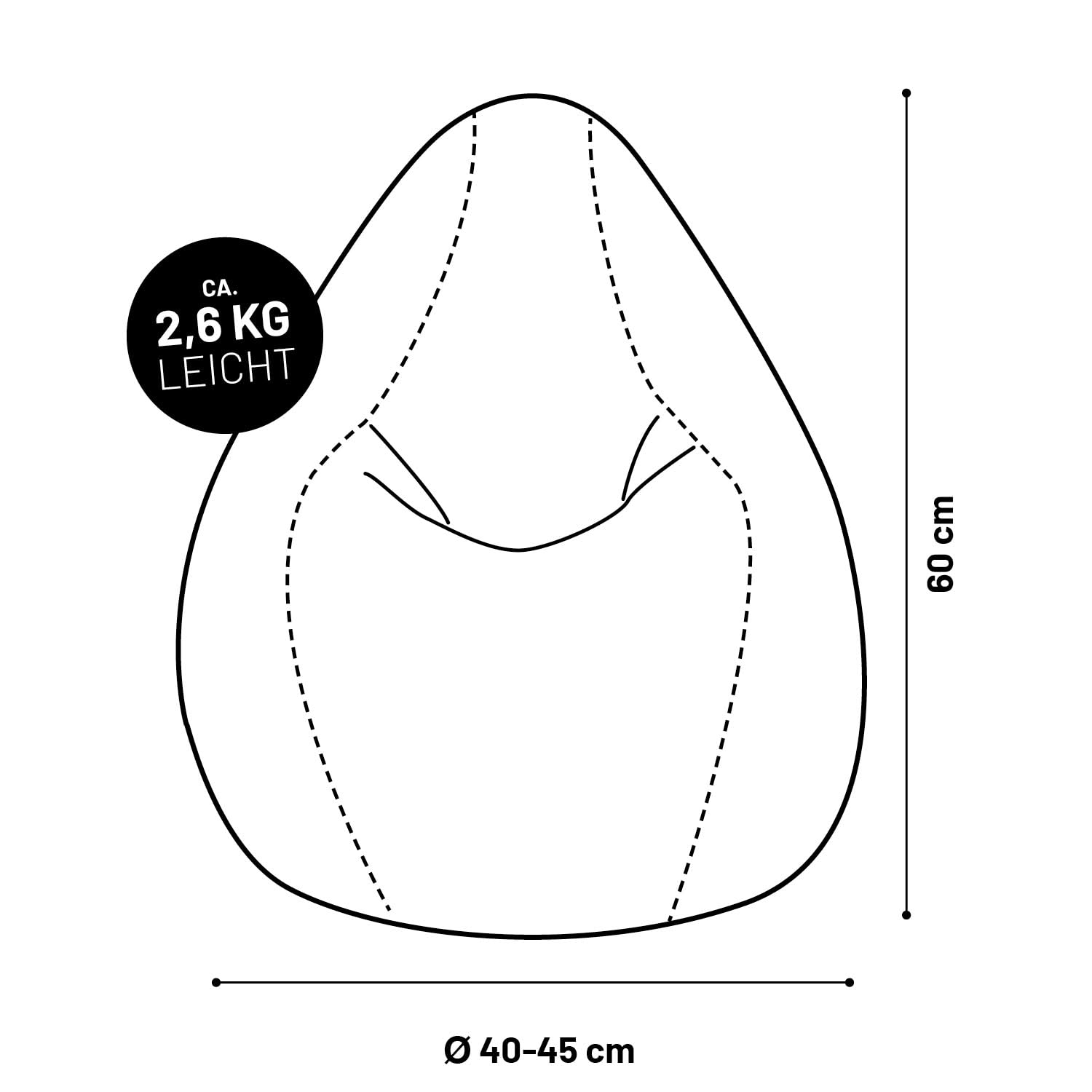 Lumaland Fluffy Sitzsack | Kinderzimmer Sitzkissen 60 x 45 cm | Waschbarer Bezug aus Webplüsch | Flauschiger & weicher Kinder Bodenkissen | Passend für Mädchen & Jungen | 120L Volumen [Dunkel Lila]