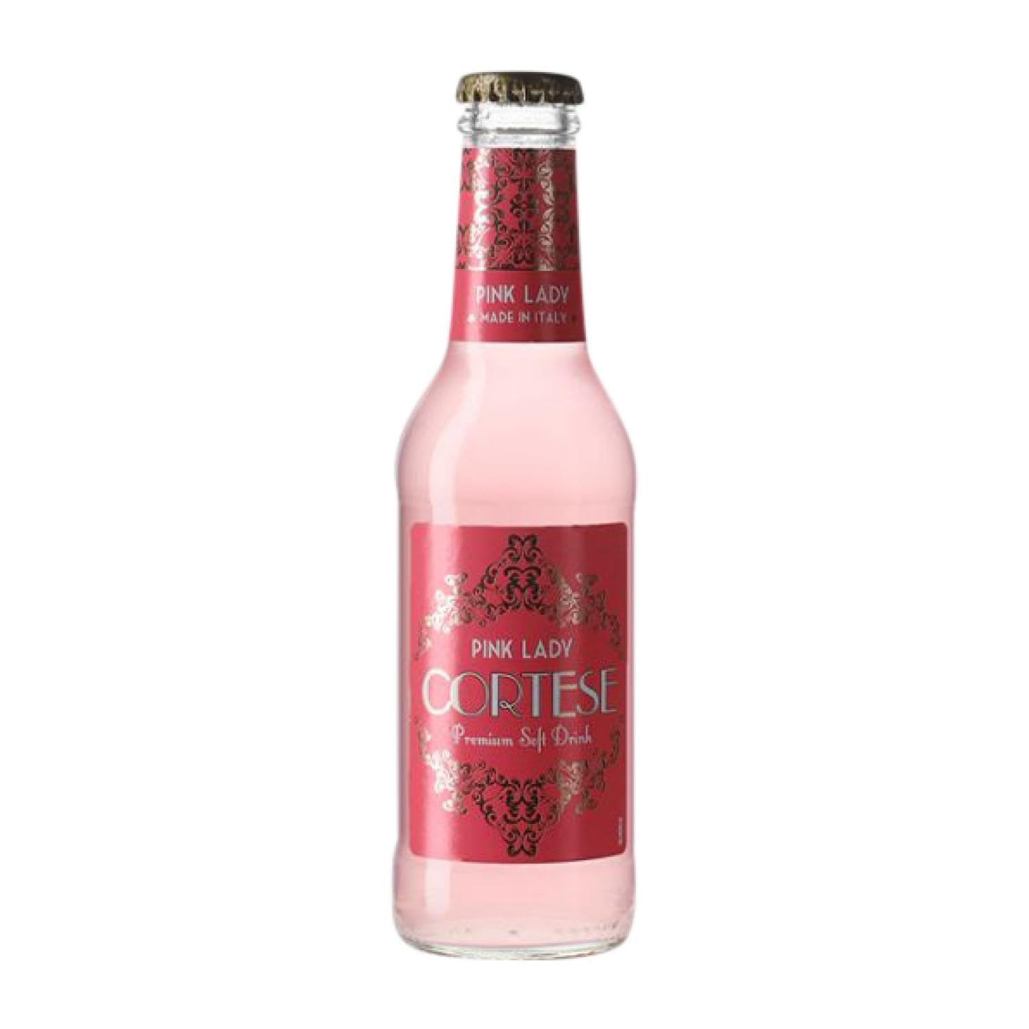 Refrescos y Mixers Caja de 24 unidades Giuseppe Cortese Pink Lady Botellín 20 cl
