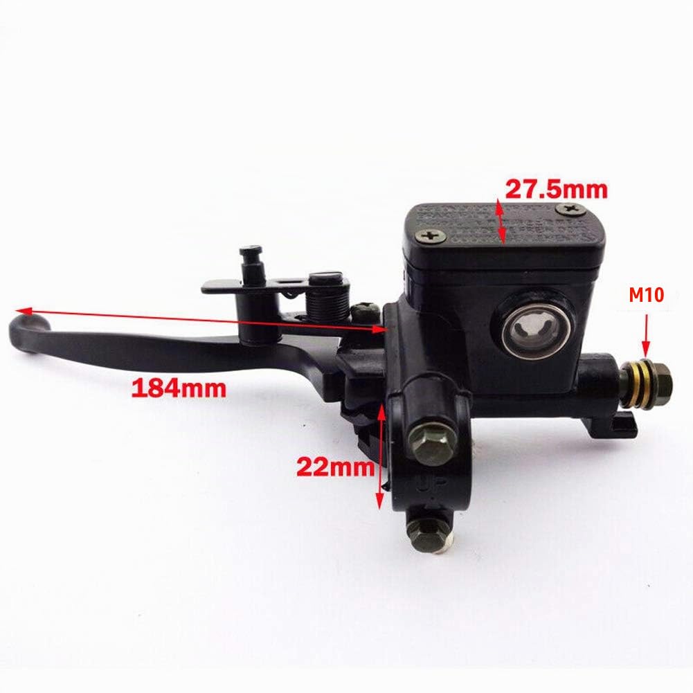 pnxq88 Leva freno Dirt Bike Clutch 50 – 250 cc Scooter universale anteriore sinistro destro accessori pompa ciclomotore Quad Buggy Cylinder manico idraulico motocicletta (sinistra)