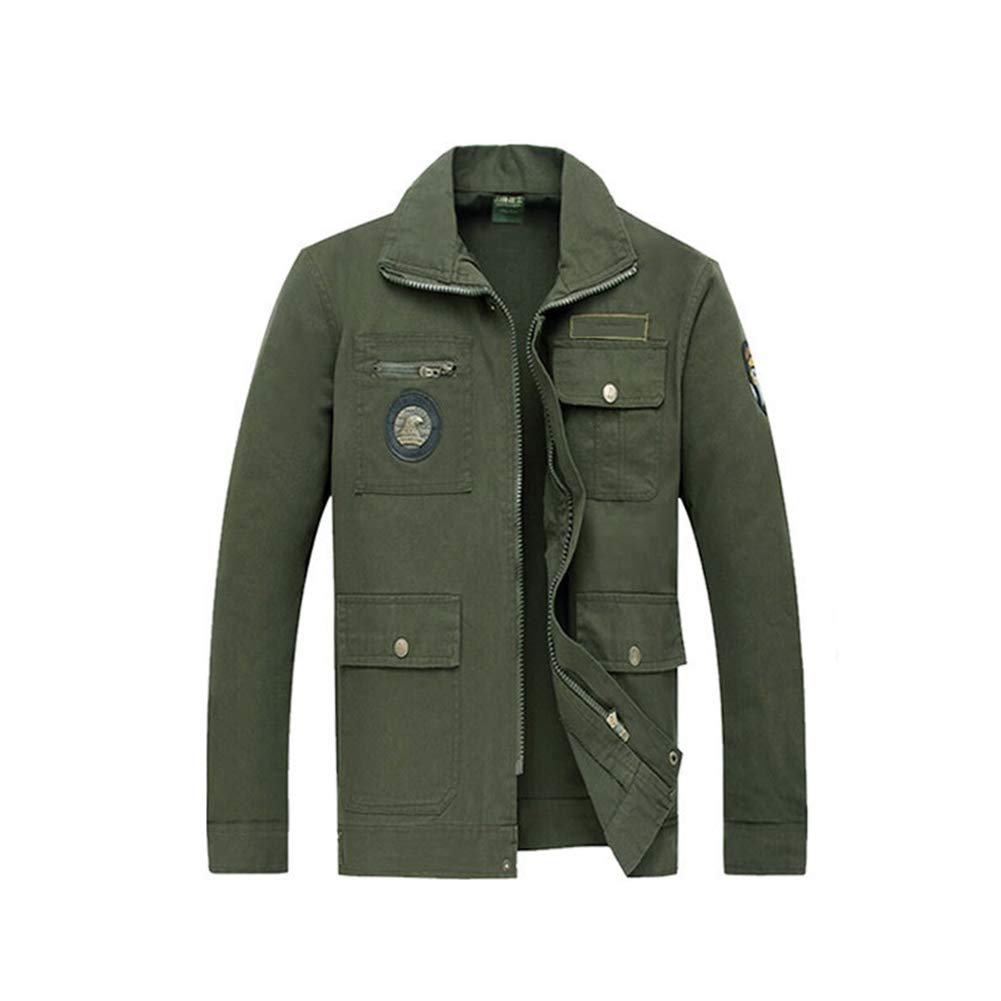Chaqueta De Trabajo Soldador Resistente Rayones Manchas Desgaste Verde XL