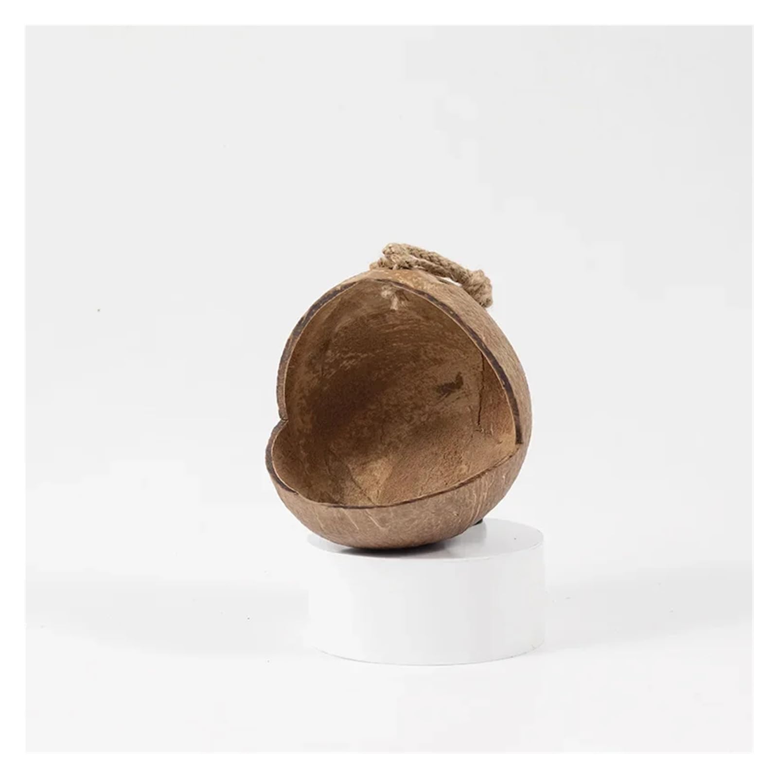 Handgefertigtes Hamsternest aus Kokosnussschale, Polieren und Vermeidung von Kleintierholz, Goldener Bär,Papageienvogel(Color 2)