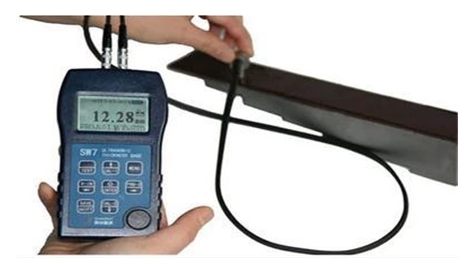 Twardościomierz, SW6 Miernik grubości ultradźwiękowej 0,01 mm z USB Interfejs tester miernika dla stalowego szklarki metalowej Abs Tworzywa sztuczne PVC Żelazo plastyczne itp