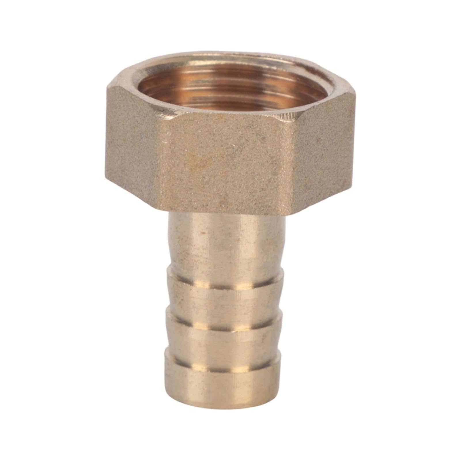 Newft 12Mm 4 Point Brass Internal Thread Adapter Brass Hose Connection With Hexagonal Hose Fitting Adapter For Water, Oil,Garden Pipe Connection Plumbing Fitting Connector