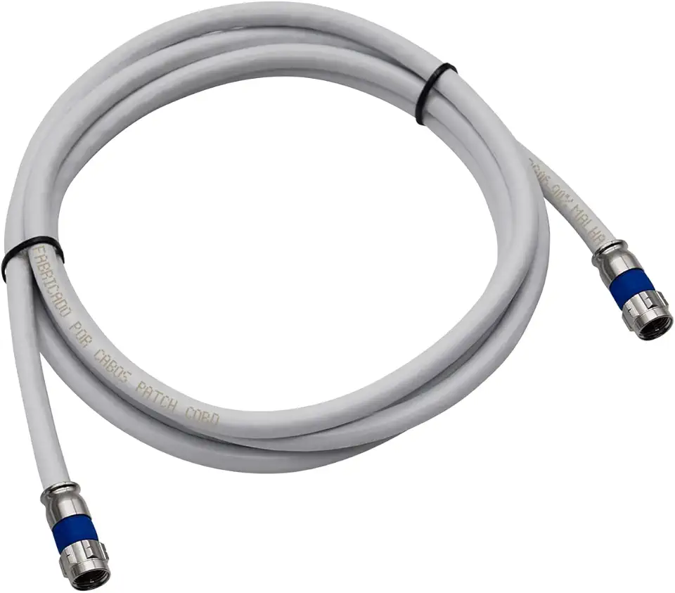2 Metros De Cabo Coaxial Antena Digital O Melhor 95% Malha