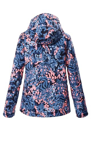 killtec Mädchen Softshelljacke/Outdoorjacke mit Kapuze KOS 154 GRLS SFTSHLL JCKT, dunkelnavy, 140, 44113-000