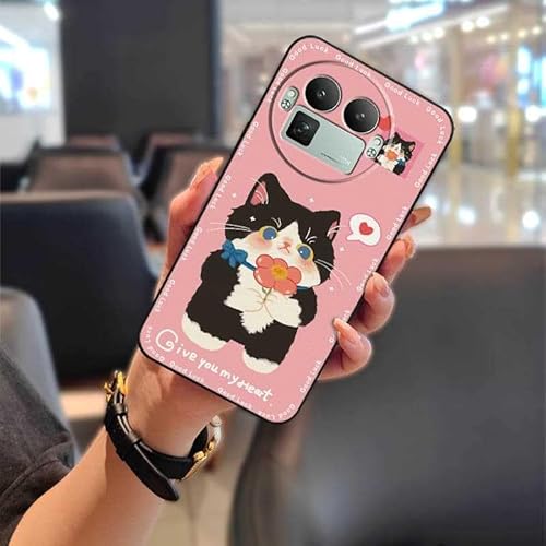 Phone Case Compatible with Realme GT8 Pro China, Silicone Soft case Animals Dirt-resistant Shockproof Anti-dust Phone Pouch Anti