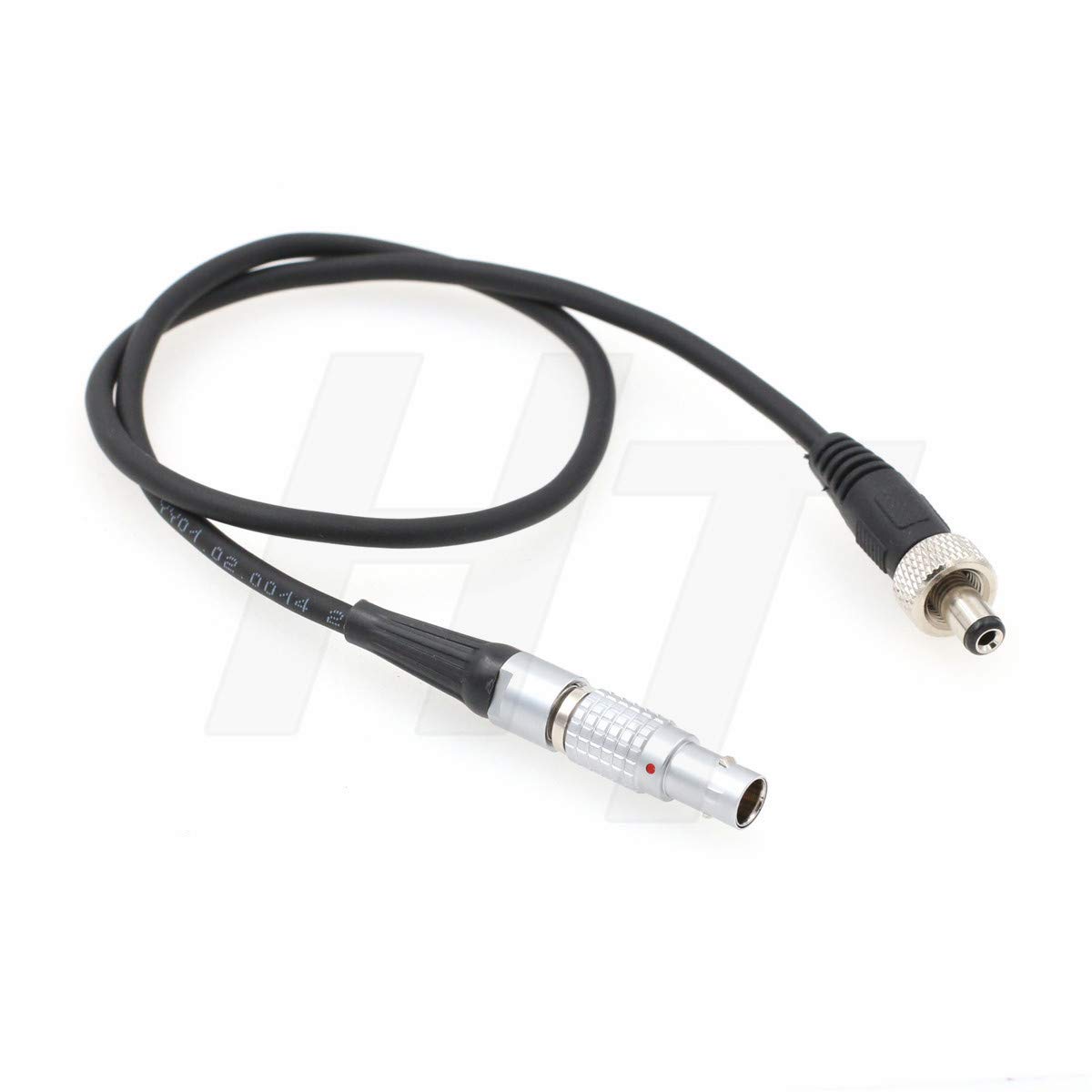 Hangton Men's Red 12V Power Cable For Arri Alexa Lf Camera Z Cam To Atomos Shogun Ninja V Pix-E7 Smallhd Monitor 0B 2 Pin To Locking Dc 2.5Mm 50Cm