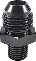 Vista 8 de Adaptador de tubería macho 4AN a NPT de 1/4 pulgadas, adaptador recto de aluminio de 4AN a 1/4 de pulgada NPT para accesorios de sistema