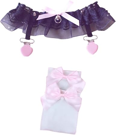 Amazon.com: Lace Garter Stockings Sets 