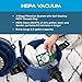Powr-Flite Newton Compact Vacuum Cleaner Canister with HEPA Filtration, Portable Vacuum for Hardwood Floors and Rugs, PV610-Q10-U