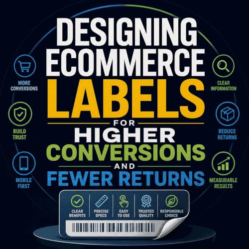 Designing Ecommerce Labels for Higher Conversions and Fewer Returns Audiolibro Por Steven Brooks arte de portada