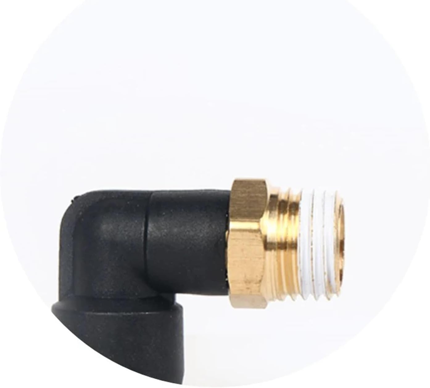 1pcs Pneumatic Tracheal Quick Connector Quick Connector Threaded Elbow Pl8-02/4-M5/6-01/10-03(4-02)