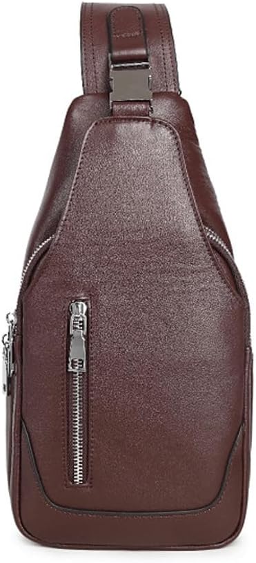 The First Layer Of Cowhide Shoulder Bag Small Backpack Fanny Pack Male Satchel Chest