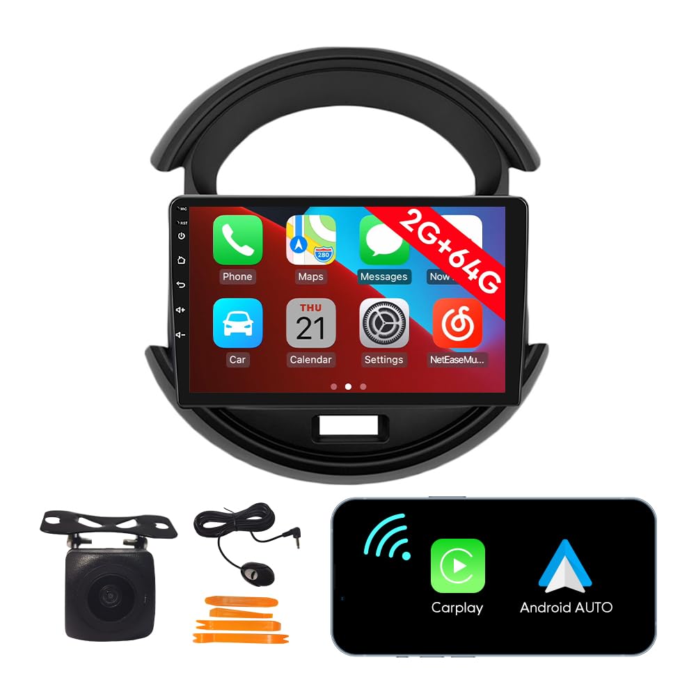 [2G 64G] Android Car Stereo FM Radio Carplay Android Auto 10.1