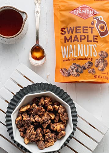 Image of Diamond of California Sweet Maple Snack Walnut 4 oz - 1unit (Pack of 2)
