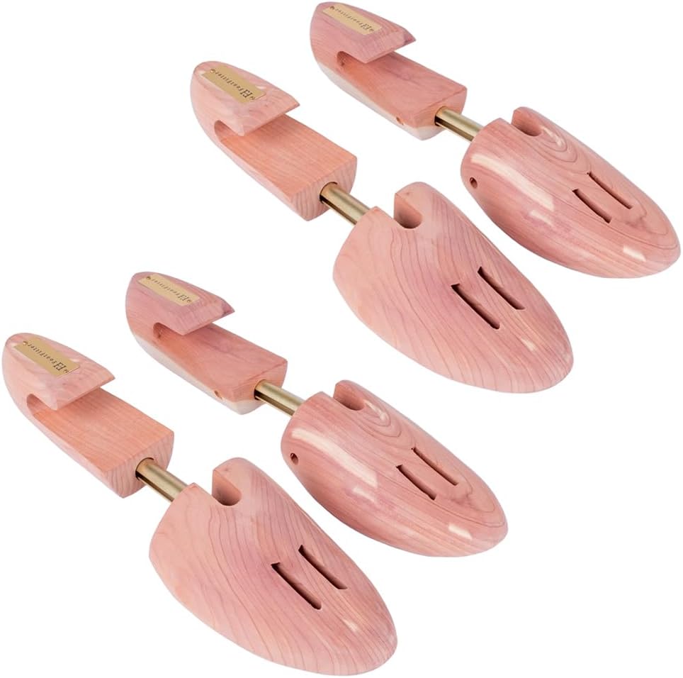 FootFitter Men’s Cedar Shoe Trees, Full Block,...
