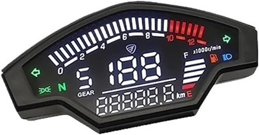 Motorcycle Odometer Gauge Motorbike Tachometer Odometer Display Electronic Tachometer Odometer For Vortex200