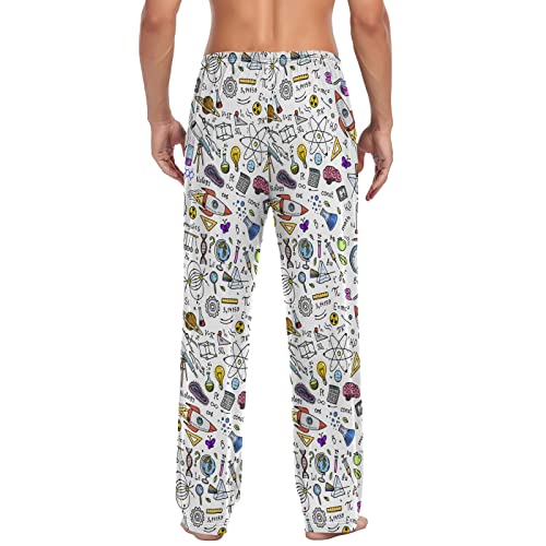 Physics Math Chemistry Science Men's Pajama Pants Sleepwear Lounge Pajama Bottoms2
