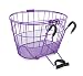 Colorbasket Mesh Bottom Lift-Off Bike Basket, Purple